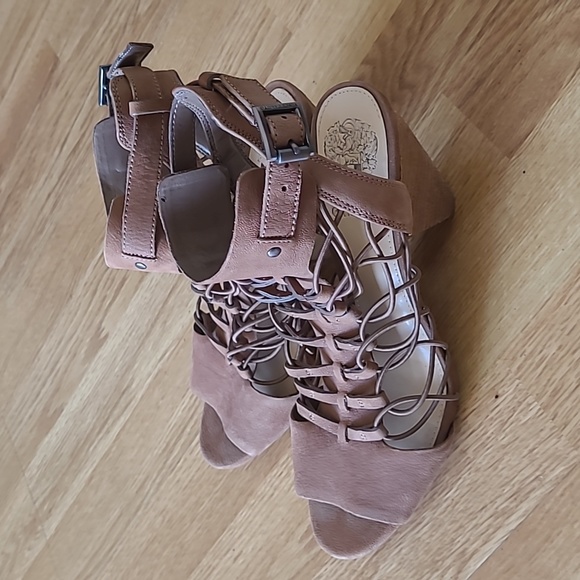 Vince Camuto Strappy Heels - Picture 2 of 8